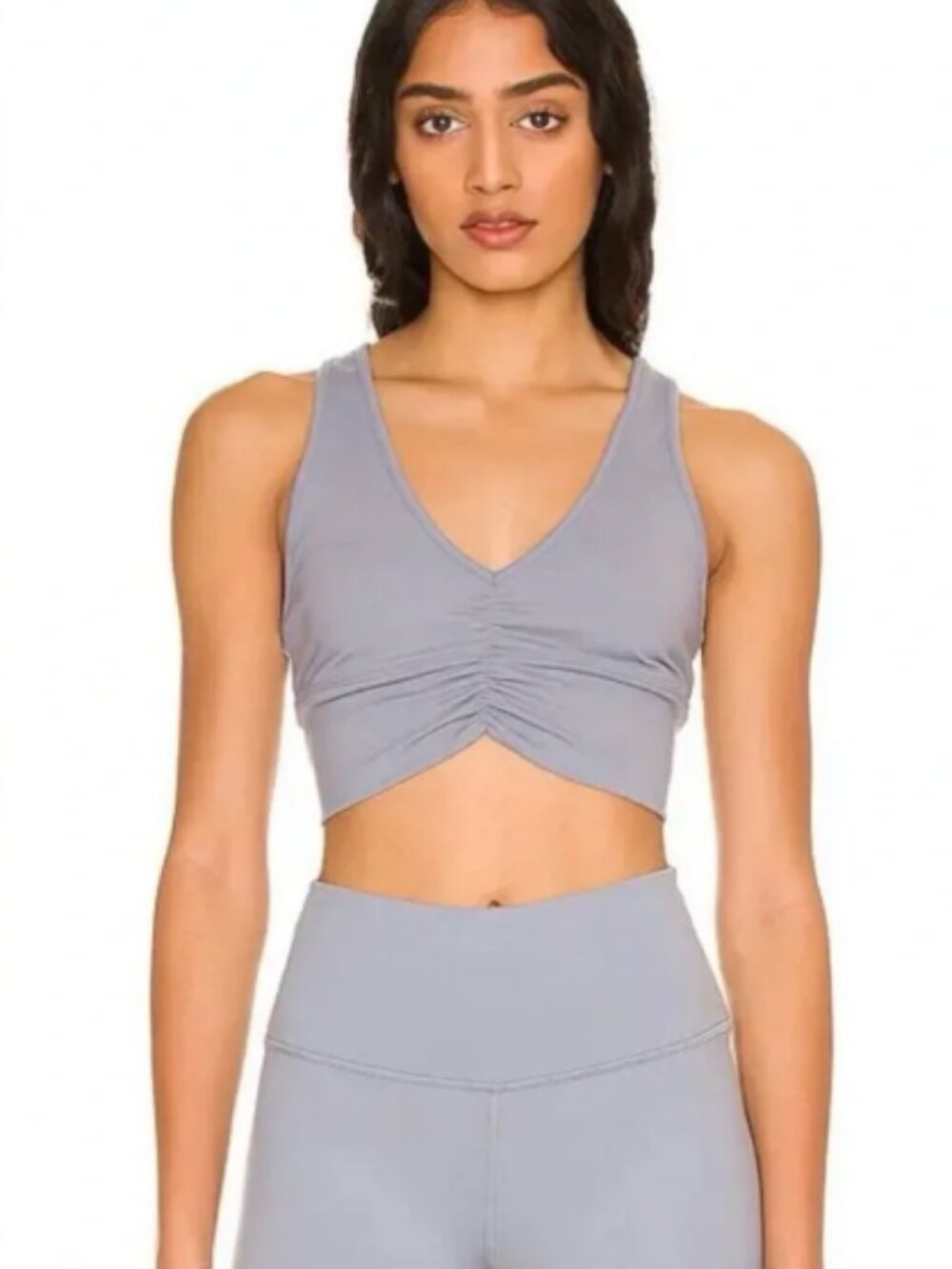 ALO Yoga Wild Thing Bra; EUC; Size XL; Slate Blue